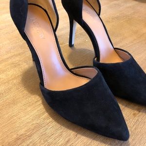Black Velvet J Crew D’Orsay Pumps